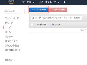 AWSでのIAM設定 ③