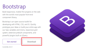 bootstrap ダウンロード