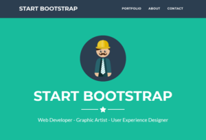 startbootstrap Freelancer 確認